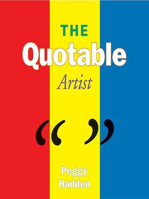 cover image of The Quotable Artist